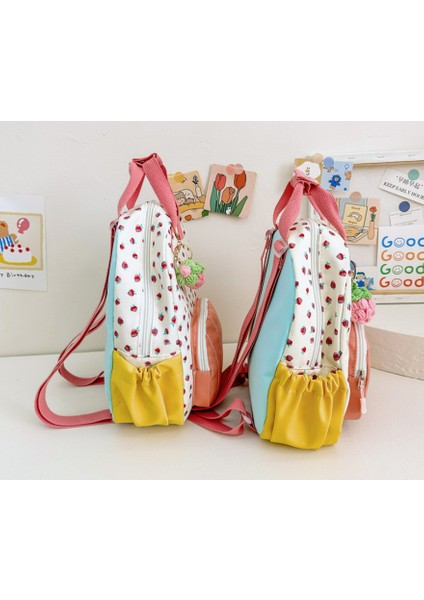 Yeni Çilek Çocuk Omuz Sırt Çantası/kız Anaokulu Okul Çantası/sevimli Rahat Seyahat Ebeveyn-Çocuk Sırt Çantası, DL074 (Yurt Dışından) fırsatları