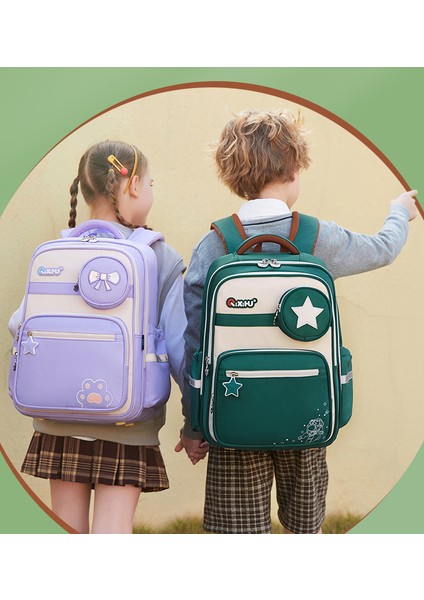 Kız Omurga Yük Azaltma Çocuk Omuz Çantası/hafif Nefes Alabilen Büyük Kapasiteli Ilkokul Çantası, DL085 (Yurt Dışından) fiyatları