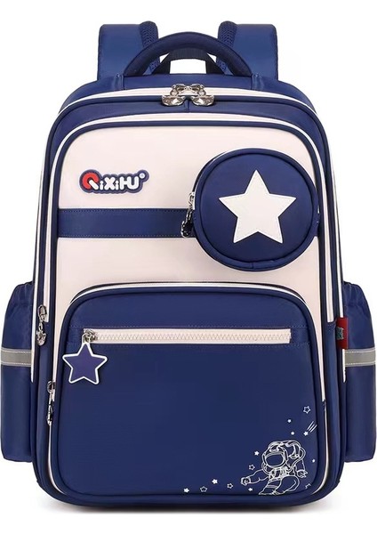 Kız Omurga Yük Azaltma Çocuk Omuz Çantası/hafif Nefes Alabilen Büyük Kapasiteli Ilkokul Çantası, DL086 (Yurt Dışından)