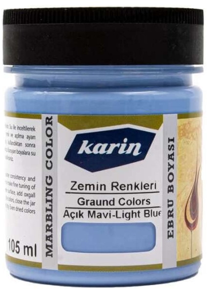 Ebru Boyası 105ML S902 Açık Mavi