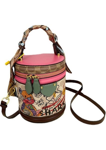 Kadın Kova Çanta Crossbody Çanta (Yurt Dışından)