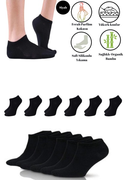 Premium Natural Socks  Bambu Patik Çorap (Soft Yıkama)(Parfümlü)(Imalattan)