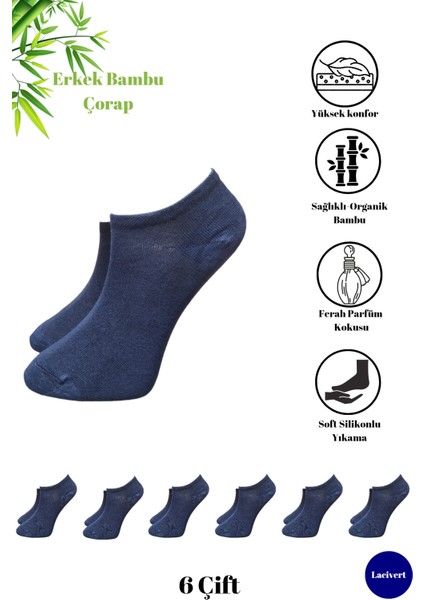 Premium Natural Socks  Bambu Patik Çorap (Soft Yıkama)(Parfümlü)(Imalattan)