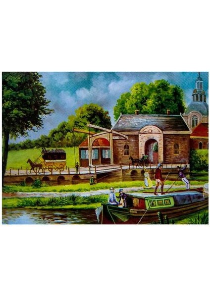 Sonnet Desenli Tuval 30X40 cm By The River 141761