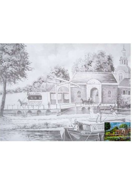 Sonnet Desenli Tuval 30X40 cm By The River 141761 modelleri