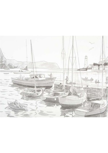 Sonnet Desenli Tuval 30X40 cm Harbour DK13701-H