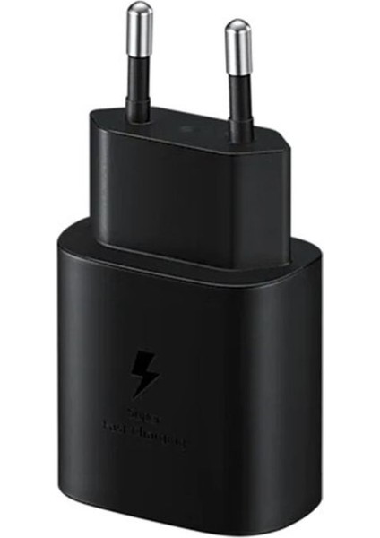 Samsung Galaxy A70S TA800 25W Type-C Uyumlu Siyah Şarj Adaptör