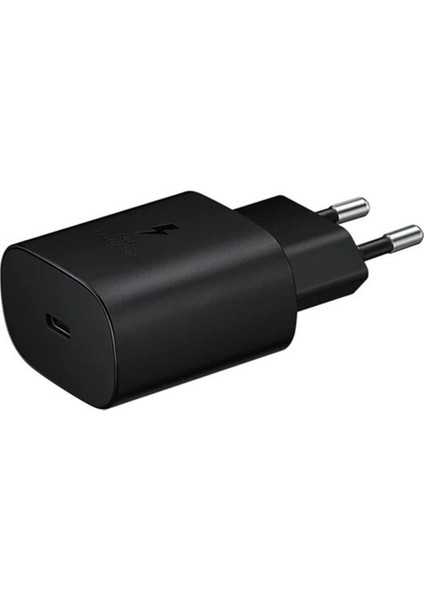 Samsung Galaxy A70S TA800 25W Type-C Uyumlu Siyah Şarj Adaptör