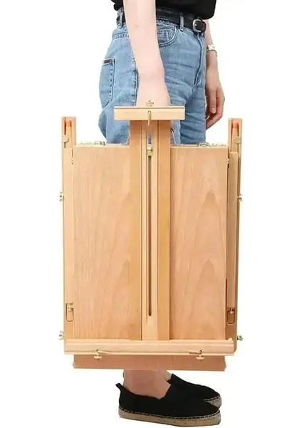 Kır Tipi Taşınabilir Ahşap Şövale Hx-3