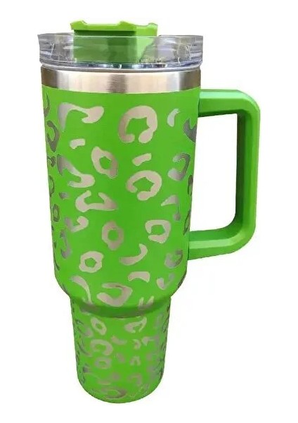 Meadow Kolu Araba Bardak 304 Paslanmaz Çelik Hasır Buz Kupa Araba Termos 40 Oz (Yurt Dışından)