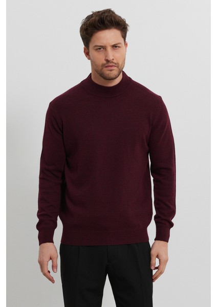 Erkek Yünlü Normal Kalıp Yarım Balıkçı Boğazlı Yaka Triko Kazak fırsatları