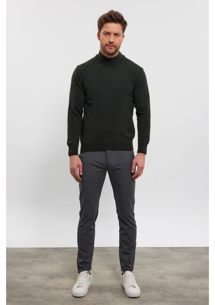 Erkek Yünlü Normal Kalıp Yarım Balıkçı Boğazlı Yaka Triko Kazak fiyatları