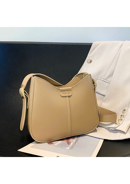 Tek Omuz Crossbody Çanta Kadın Yabancı Atmosfer Niş Tasarım Kadın Çanta Kore Versiyonu (Yurt Dışından)