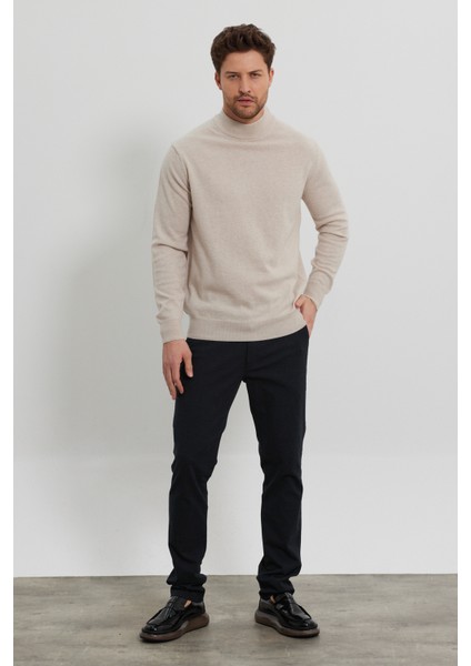 Erkek Yünlü Normal Kalıp Yarım Balıkçı Boğazlı Yaka Triko Kazak fiyatları