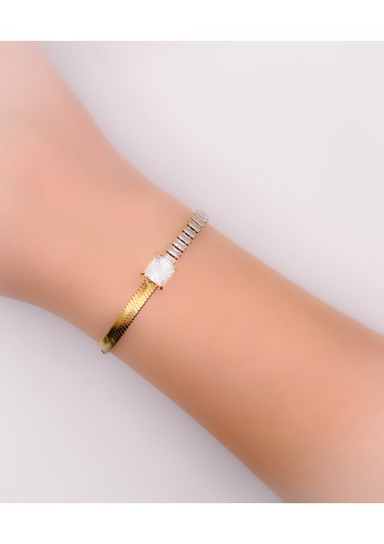 Çelik Bileklik Italyan Zincir Yarım Suyolu Bileklik fiyatları