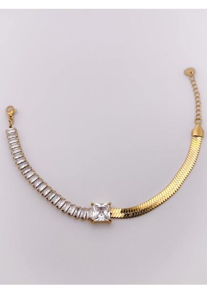 Çelik Bileklik Italyan Zincir Yarım Suyolu Bileklik indirimleri