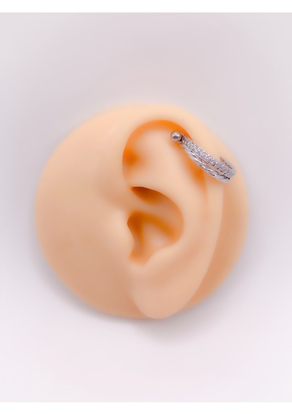 Su Yolu Zirkon Taşlı Burgulu Orbital PIERCING(1ADET)
