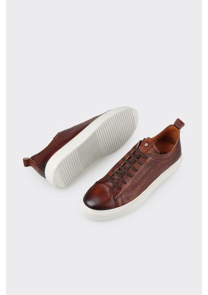 Taba Deri Erkek Günlük Ayakkabı modelleri