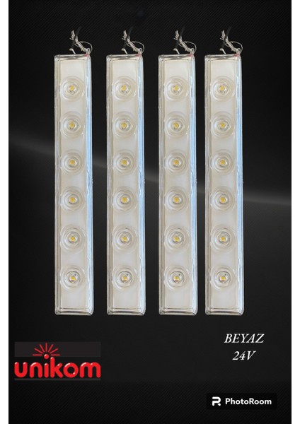 6 Mercekli 24V Beyaz (6500K) Tente Armatür