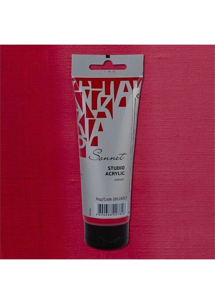 Sonnet Akrilik Boya 120 ml Madder Lake Red 317