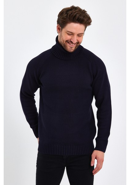 Erkek Tam Balıkçı Yaka Kalın Italyan Kol Triko Kazak fırsatları