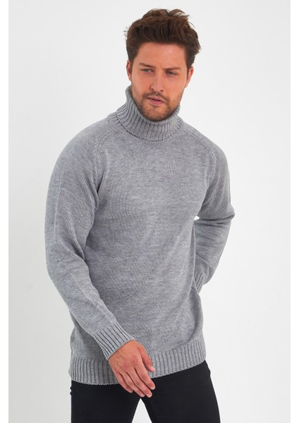 Erkek Tam Balıkçı Yaka Kalın Italyan Kol Triko Kazak modelleri
