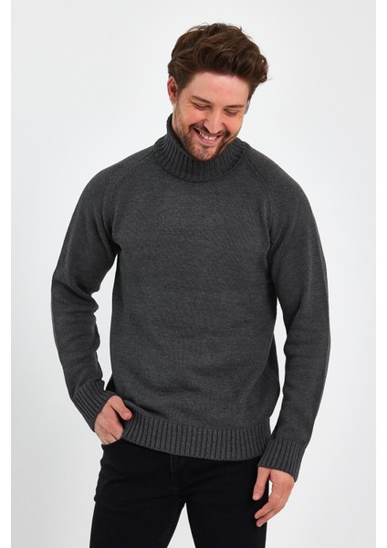 Erkek Tam Balıkçı Yaka Kalın Italyan Kol Triko Kazak modelleri