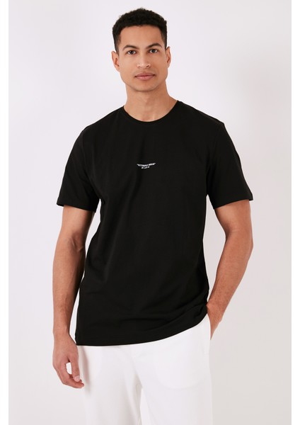 % 100 Pamuk Bisiklet Yaka Regular Fit T Shirt Erkek T Shirt 5902757 fiyatları