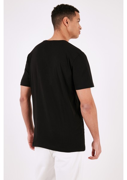 % 100 Pamuk Bisiklet Yaka Regular Fit T Shirt Erkek T Shirt 5902757 indirimleri