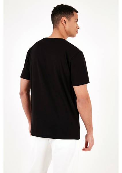 % 100 Pamuk Bisiklet Yaka Regular Fit T Shirt Erkek T Shirt 5902753 indirimleri