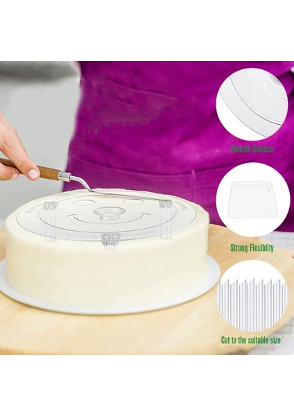 Çok Katlı Kekler Için Kek Destekleri Kek Standı 5 Seviye (9/12/16/20/26CM)) 20 Plastik Dübel Raylı Kek Destekleri, (Yurt Dışından) fırsatları