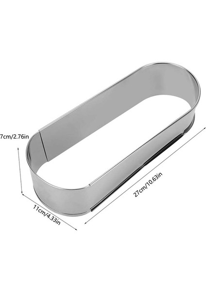 Kek Mousse Kalıp Halkası Geri Çekilebilir Cheesecake Kalıp Dıy Mutfak Paslanmaz Çelik, (Yurt Dışından) fırsatları