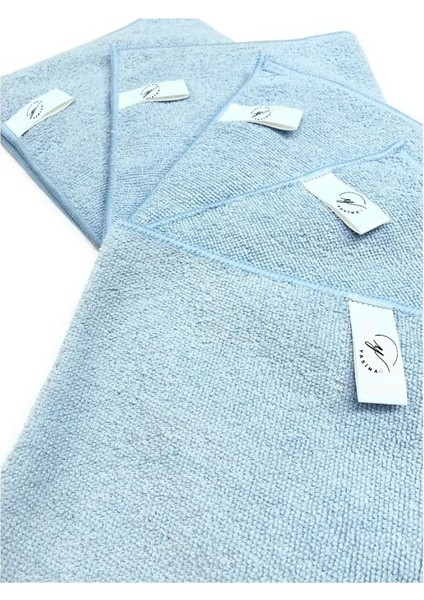 Mikrofiber Temizlik Bezi Mavi 3 Lü