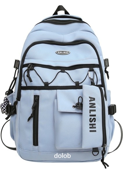 Gündelik Büyük Kapasiteli Sırt Çantası Tarzı Erkek ve Kadın Sırt Çantaları Gençlik Kampüsü Orta ve Lise Öğrencisi Okul Çantaları (Yurt Dışından)