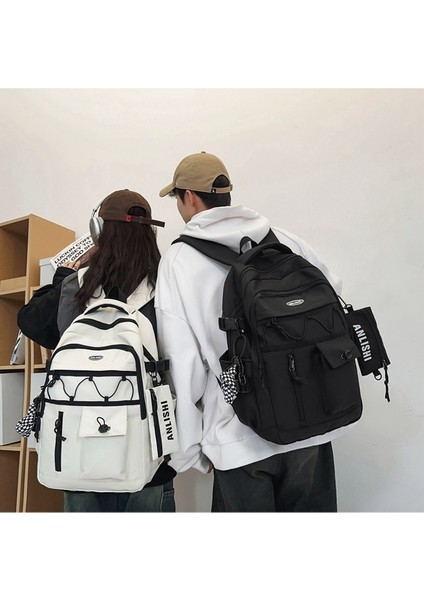 Gündelik Büyük Kapasiteli Sırt Çantası Tarzı Erkek ve Kadın Sırt Çantaları Gençlik Kampüsü Orta ve Lise Öğrencisi Okul Çantaları (Yurt Dışından) modelleri