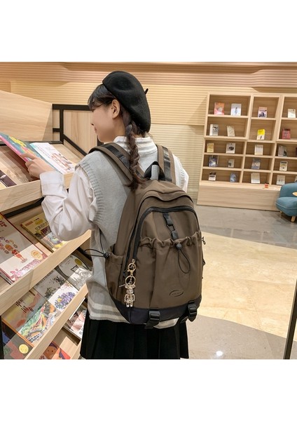 Harajuku Tarzı Okul Çantası Kadın Orta Okul Öğrencisi Niş Basit Ilkokul Öğrencisi Sırt Çantası Kadın Yeni Seyahat Banliyö Sırt Çantası (Yurt Dışından) modelleri