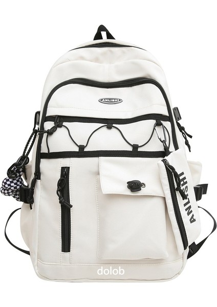 Gündelik Büyük Kapasiteli Sırt Çantası Tarzı Erkek ve Kadın Sırt Çantaları Gençlik Kampüsü Orta ve Lise Öğrencisi Okul Çantaları (Yurt Dışından)