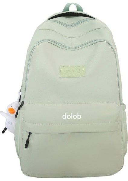 Kadınlar Için Sırt Çantası 2024 Yeni Stil Orta Okul Kız Kız Büyük Kapasiteli Lise Çantası Kolej Kız Basit Sırt Çantası (Yurt Dışından)