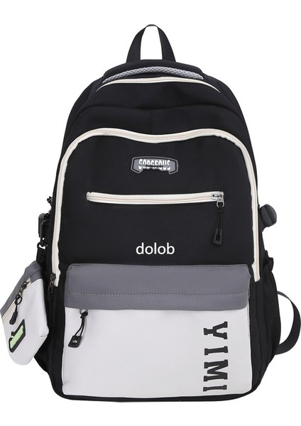 2024 Yeni Japon Büyük Kapasiteli Sırt Çantası Lise Öğrencisi Okul Çantası Çift Açık Seyahat Çantası (Yurt Dışından)