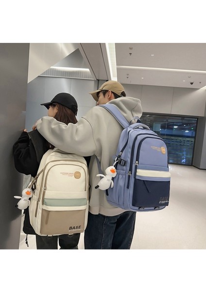 Yeni Stil Sırt Çantası, Yüksek Görünüm, Düz Renk, Basit, Çok Yönlü Kampüs, Öğrenciler Için Çok Yönlü, Modaya Uygun Seyahat Çantası (Yurt Dışından) indirimleri
