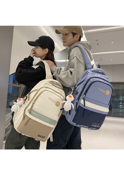 Yeni Stil Sırt Çantası, Yüksek Görünüm, Düz Renk, Basit, Çok Yönlü Kampüs, Öğrenciler Için Çok Yönlü, Modaya Uygun Seyahat Çantası (Yurt Dışından) fırsatları