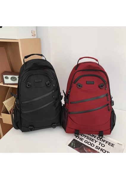 Erkekler ve Kadınlar Için 2024 Bahar Yeni Büyük Kapasiteli Okul Çantaları, Ilkokul ve Ortaokul Öğrencileri Için Basit Kontrast Renkli Sırt Çantaları (Yurt Dışından) modelleri