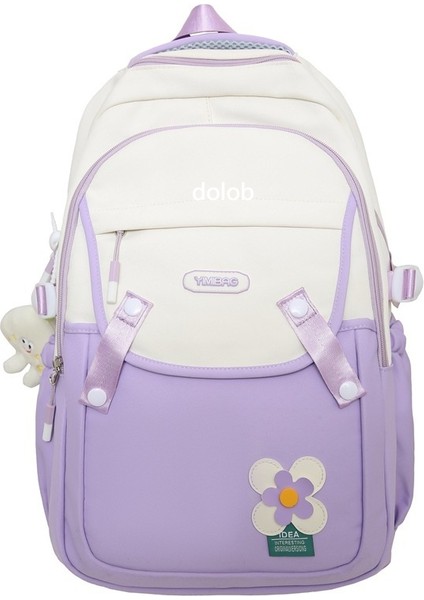 2024 Yeni Büyük Kapasiteli Okul Çantası Orta ve Lise Öğrenci Sırt Çantası Kadın Çok Yönlü Bilgisayar Sırt Çantası (Yurt Dışından)