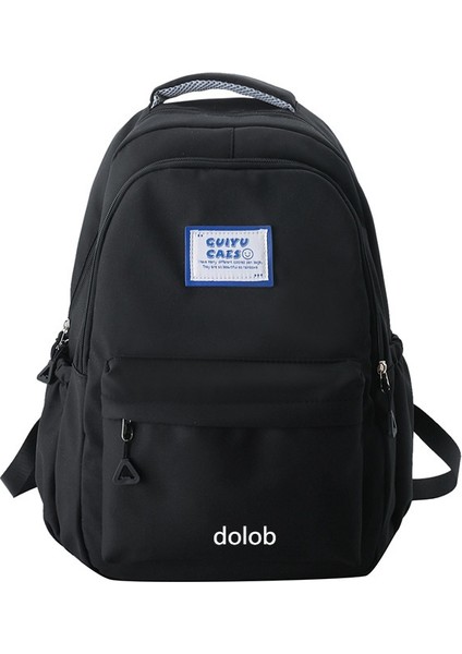 Öğrenci Okul Çantası Basit ve Şık Üniversite Öğrencisi Ortaokul Lise Sırt Çantası Sonbahar Yeni Büyük Kapasiteli Bilgisayar Çantası (Yurt Dışından)