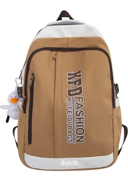 2024 Okul Çantası Sırt Çantası Kadın Yeni Bez Seyahat Çantası Rahat Büyük Kapasiteli Kadın Sırt Çantası (Yurt Dışından)