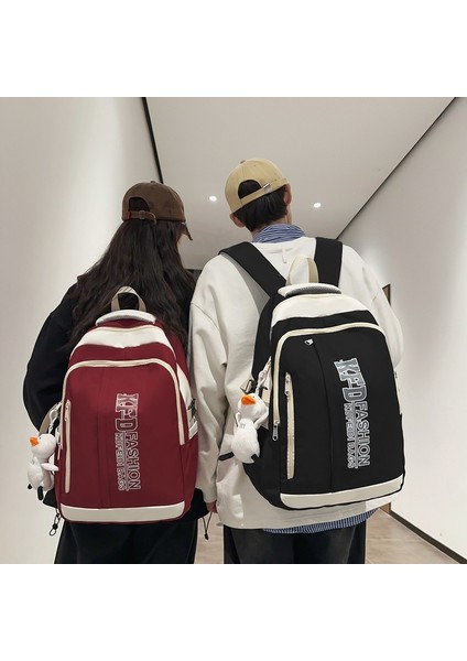 2024 Okul Çantası Sırt Çantası Kadın Yeni Bez Seyahat Çantası Rahat Büyük Kapasiteli Kadın Sırt Çantası (Yurt Dışından) fiyatları