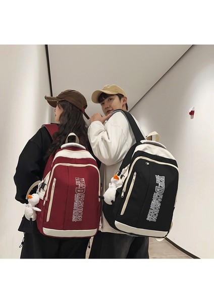 2024 Okul Çantası Sırt Çantası Kadın Yeni Bez Seyahat Çantası Rahat Büyük Kapasiteli Kadın Sırt Çantası (Yurt Dışından) modelleri