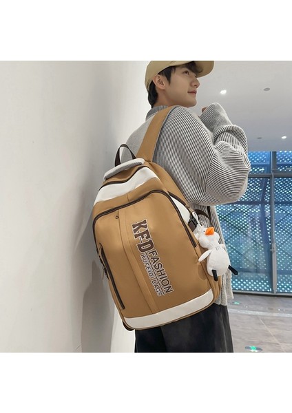 2024 Okul Çantası Sırt Çantası Kadın Yeni Bez Seyahat Çantası Rahat Büyük Kapasiteli Kadın Sırt Çantası (Yurt Dışından) indirimleri