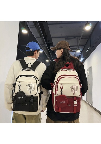 Schoolbag Kadın Ortaokul Öğrencisi Büyük Kapasiteli Sırt Çantası Yeni Japon Tarzı Ins Modaya Uygun Serin Çok Yönlü Seyahat Sırt Çantası (Yurt Dışından) fırsatları