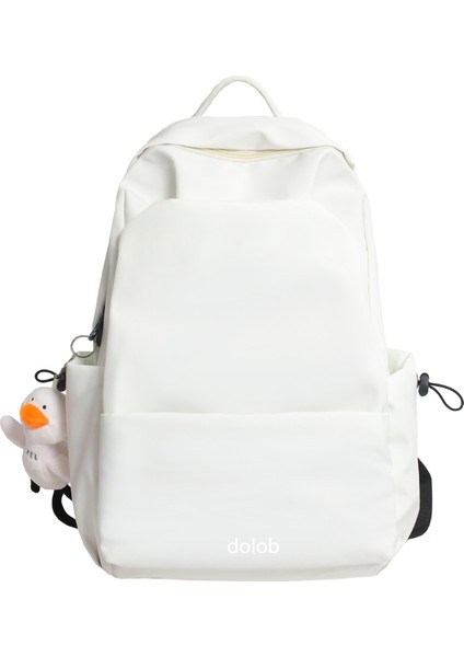 Basit Orman Tarzı Okul Çantası Kızlar Ins Rüzgar Su Geçirmez Büyük Kapasiteli Sırt Çantası Öğrenci Rahat Seyahat Sırt Çantası Hafif (Yurt Dışından)